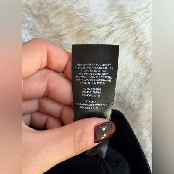 Aritzia Wilfred Off-Shoulder Black Sweater - Picture 10 of 10